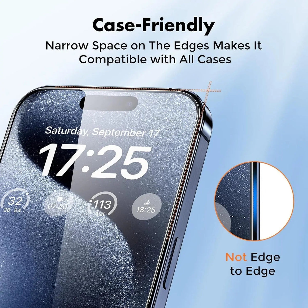 Entronix Clear Screen Protector Compatible with iPhone 11 Pro - 2-Piece Combo