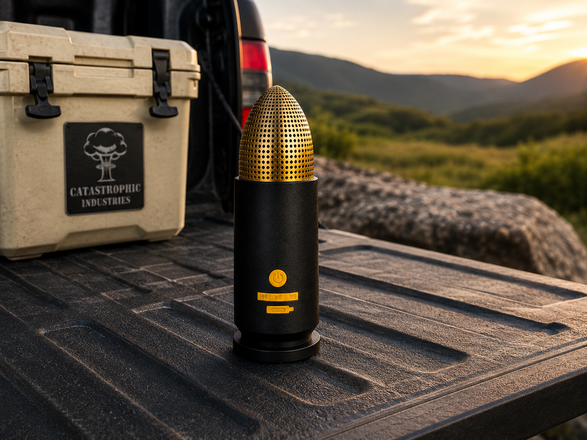 9mm Bullet Portable Bluetooth Speaker (Black)