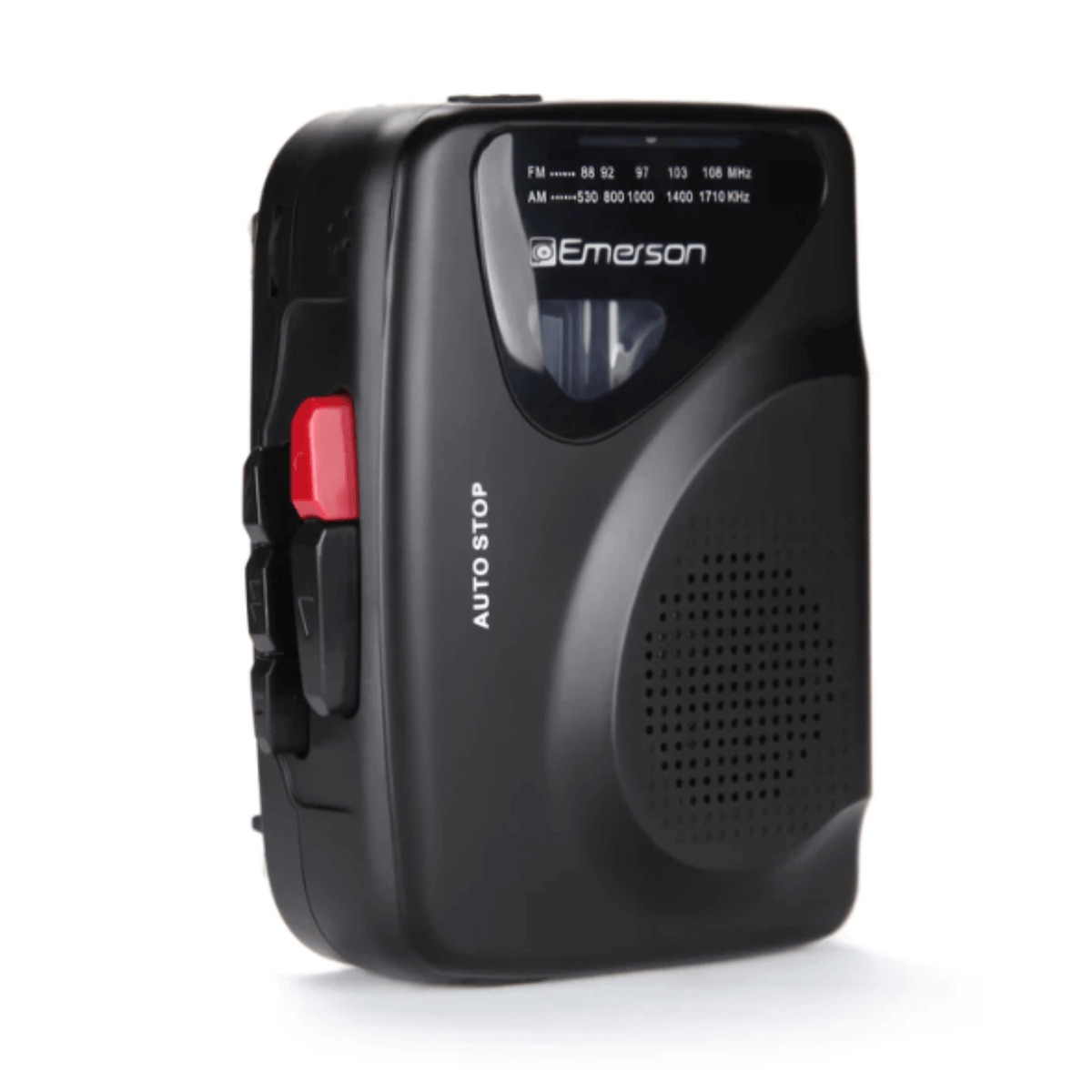 Emerson Portable Cassette Player & Recorder w AMFM Radio and Built-In Speaker
