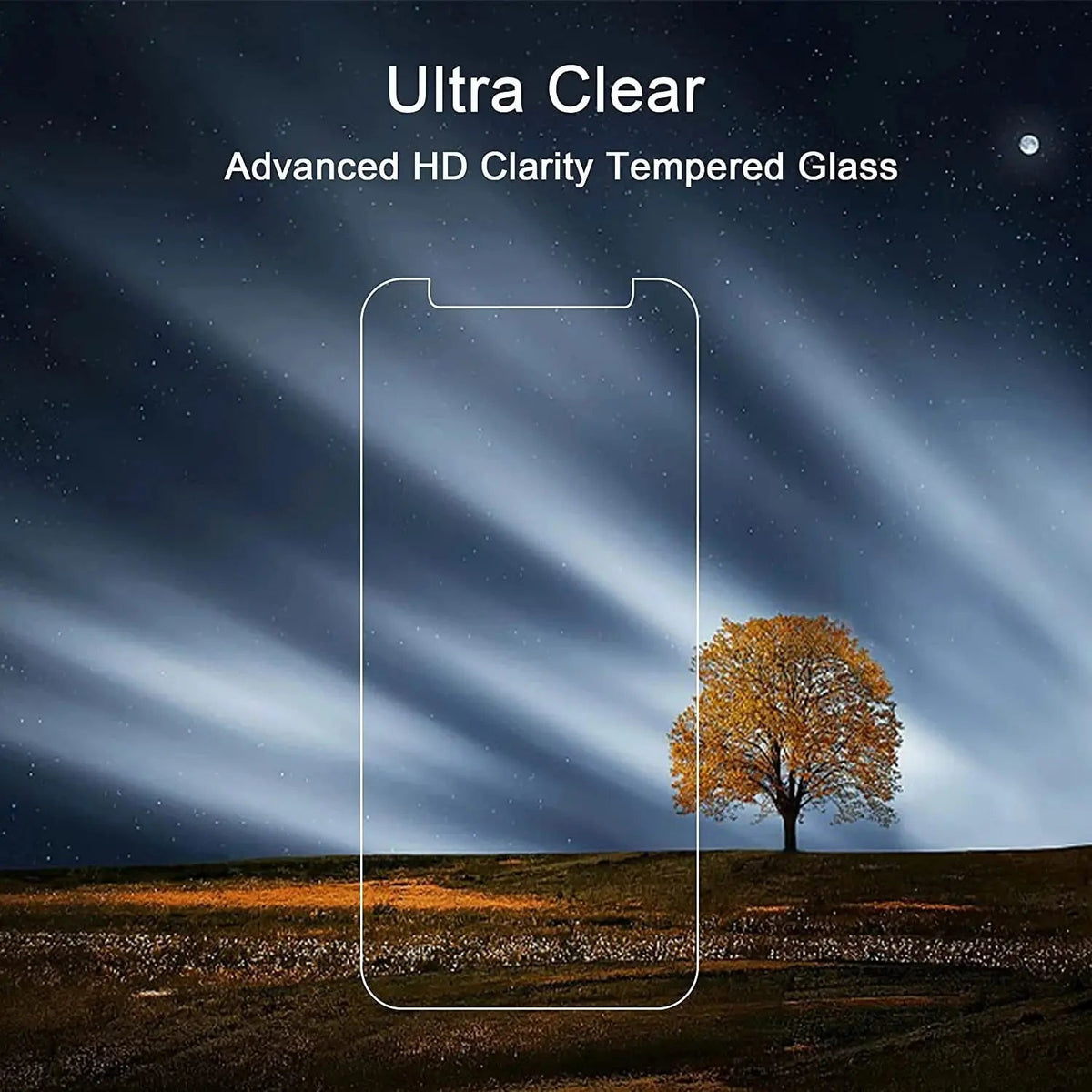Entronix Clear Screen Protector Compatible with iPhone X/XS - 2-Piece Combo