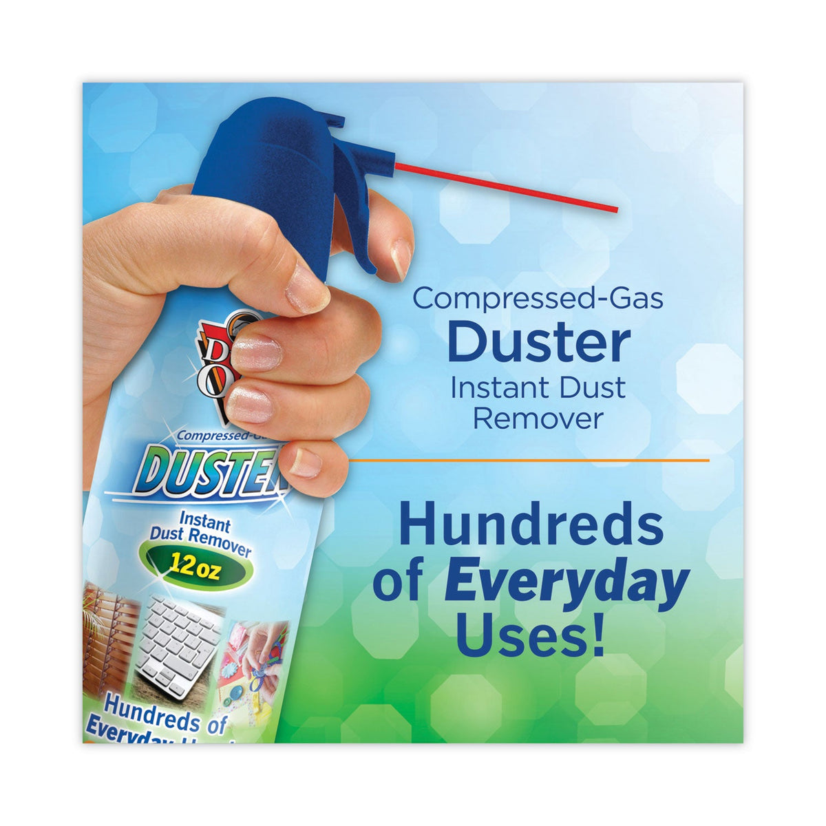 Dust-Off Disposable Compressed Air Duster, 12 oz Can