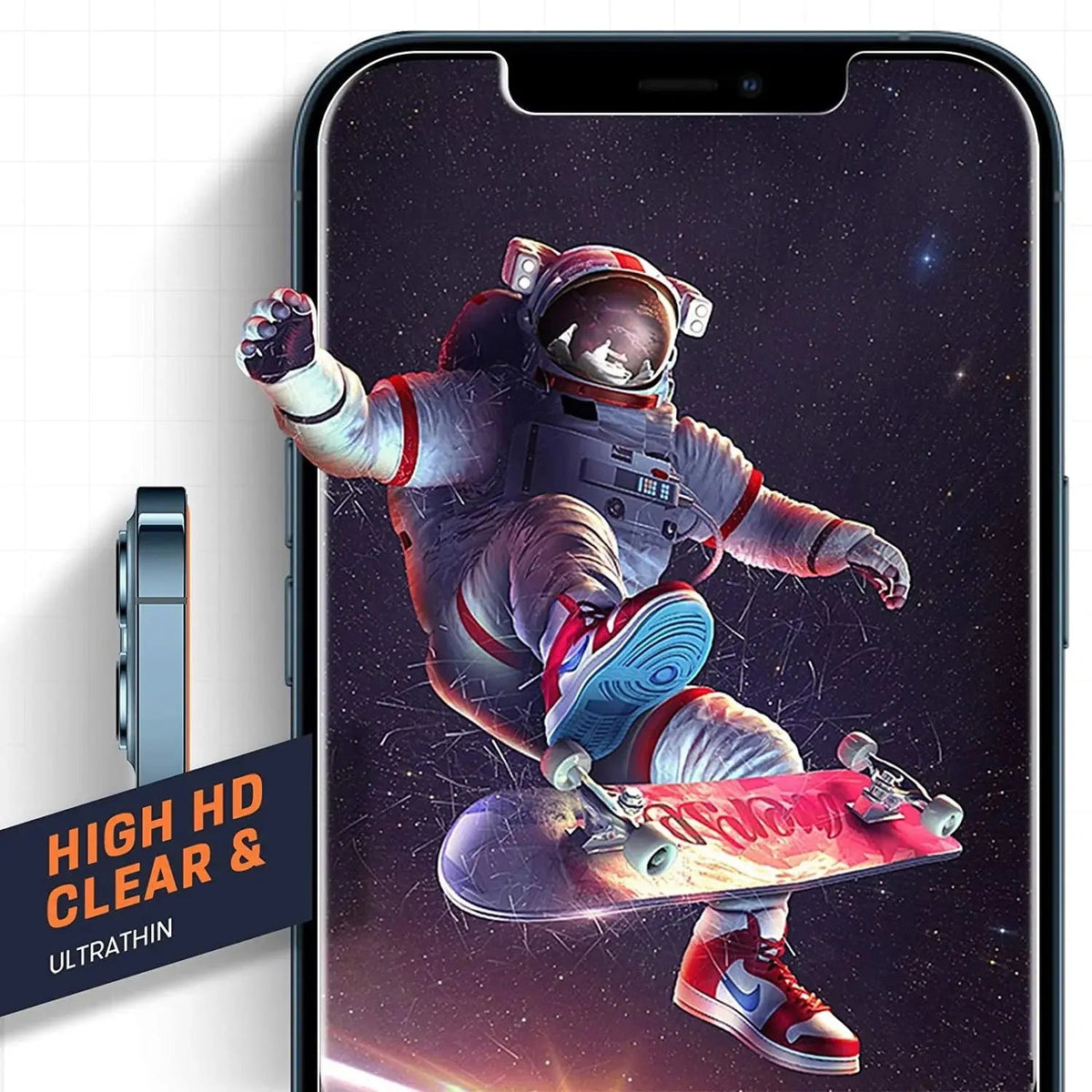 Entronix Clear Screen Protector Compatible with iPhone X/XS - 2-Piece Combo